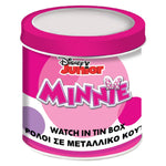 Ρολόι Χειρός Disney Minnie Αναλογικό σε μεταλλικό κουτί (564602)