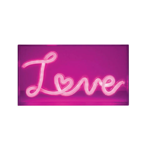 Neon Light Love 23x4x13εκ Mood (580465)