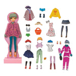 AS Magnet Box Fashion Girl Dress-Up 40 Εκπαιδευτικοί Ξύλινοι Μαγνήτες (1029-64053) - Fun Planet