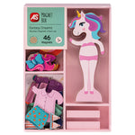 AS Magnet Box Fashion Girl Dress-Up 40 Educational Wooden Magnets (1029-64053)