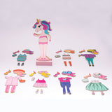 AS Magnet Box Fashion Girl Dress-Up 40 Educational Wooden Magnets (1029-64053)