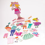 AS Magnet Box Fashion Girl Dress-Up 40 Educational Wooden Magnets (1029-64053)