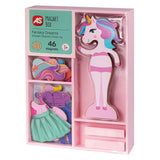 AS Magnet Box Fantasy Dreams Dress-Up 46 Εκπαιδευτικοί Ξύλινοι Μαγνήτες (1029-64059)