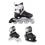 Sports Kids Roller Skates 3 sizes, fuchsia (002.1083/F)