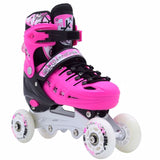 Sports Kids Roller Skates 3 sizes, fuchsia (002.1083/F)