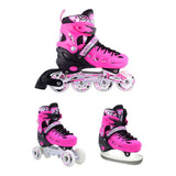 Sports Kids Roller Skates 3 sizes, fuchsia (002.1083/F)