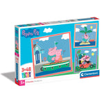 Clementoni Παζλ 3X48 Super Color Peppa Pig (1200-25293) - Fun Planet