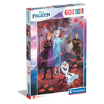 Clementoni Παιδικό Παζλ Maxi Supercolor Disney Frozen 60 τμχ (1200-26474) - Fun Planet