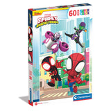 Clementoni Παιδικό Παζλ Maxi Supercolor Marvel Spidey Και Οι Απίθανοι Φίλοι Του 60 τμχ (1200-26476) - Fun Planet