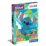 Clementoni Παζλ 104 Super Color Disney Stitch (1210-25755) - Fun Planet