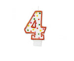 Cake Candle Number "1" Gold Sparkling Celebrations Gold 8cm (M9901773)