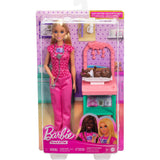 Barbie Σετ Επάγγέλμα Παιδίατρος Ξανθιά με Μωρό (JCR72)