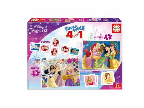 Educa Superpack 4 in 1 Disney Princesses (19683) - Fun Planet