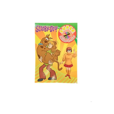 Scooby-Doo Βιβλίο Ζωγραφικής Super Sticker & Color Α4 με 16 Σελίδες Χρωματισμού-Αυτοκόλλητα (S0551789) - Fun Planet