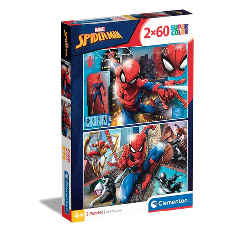 Clementoni Παζλ 2X60 Special Color Spider-Man (1200-21608) - Fun Planet