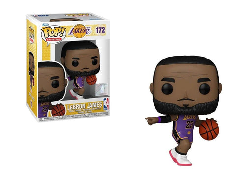 Funko Pop! Basketball: NBA Los Angeles Lakers - LeBron James #172 Vinyl Figure (75117) - Fun Planet