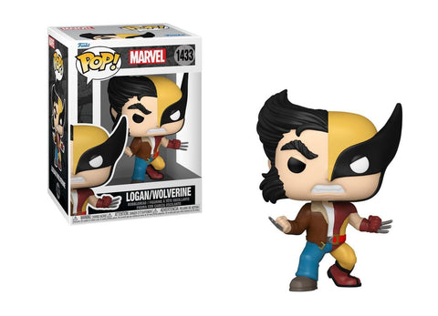 Funko Pop! Marvel: Split - Logan/Wolverine #1433 Bobble-Head Vinyl Figure (80893) - Fun Planet