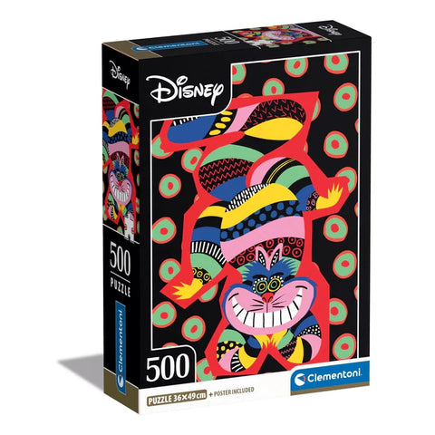 Clementoni Παζλ Compact Box Disney The Cheshire Cat 500 τμχ (1220-35533) - Fun Planet