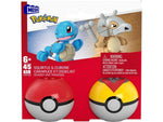 Mega Bloks Pokemon Σετ 2 Pokeball και Φιγούρες Squirtle & Cubone (HXP15) - Fun Planet