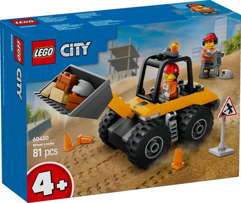 LEGO City Yellow Construction Wheel Loader (60450)