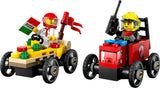 LEGO City Pizza vs. Fire Truck Race Car Pack (60458)