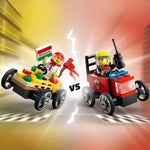 LEGO City Pizza vs. Fire Truck Race Car Pack (60458)