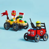 LEGO City Pizza vs. Fire Truck Race Car Pack (60458)