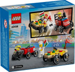 LEGO City Pizza vs. Fire Truck Race Car Pack (60458)