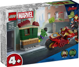 LEGO Super Heroes Iron Man With Bike & The Hulk (76287) - Fun Planet