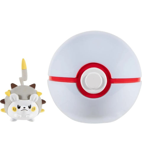 Pokemon Poke Ball Clip 'N' Go με Φιγούρα W16 Togedemaru & Premier Ball (PKW3149) - Fun Planet