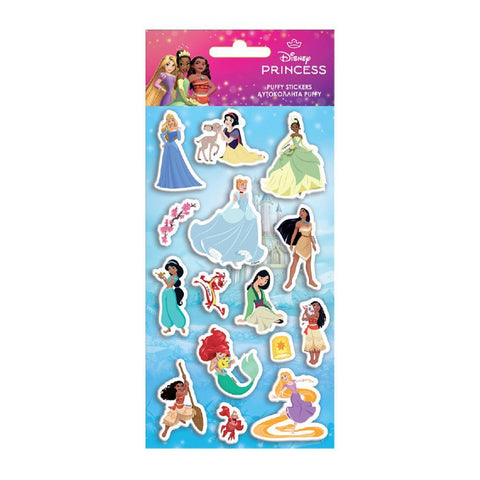 Αυτοκόλλητα Puffy Disney Princess 10x22εκ (564549) - Fun Planet