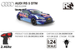 Τηλεκατευθυνόμενο Αυτοκίνητο Audi RS 5 DTM 1:24 Μπλε (6124M)