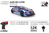 Τηλεκατευθυνόμενο Αυτοκίνητο Audi RS 5 DTM 1:24 Μπλε (6124M)