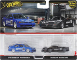 Hot Wheels Premium Car Culture Σετ 2 Αυτοκινητάκια '94 Nissan Primera Nissan & R390 GT1 (HRR74) - Fun Planet