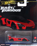 Hot Wheels Premium Αυτοκινητάκια Fast & Furious McLaren Senna (JBL92)