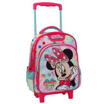 Σχολική Τσάντα Τρόλεϊ Νηπίου 27x10x31εκ 2 Θήκες Disney Minnie I Love Rainbow Must (563484) - Fun Planet