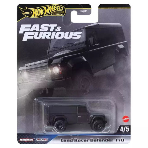 Hot Wheels Premium Αυτοκινητάκια Fast & Furious Land Rover Defender 110 (JBL98)