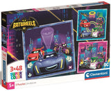 Clementoni Παζλ 3X48 Super Color DC Batman Batwheels (1200-25307) - Fun Planet