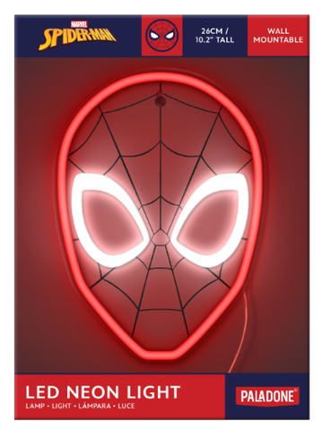 Paladone Marvel: Spiderman - Wall Mountable LED Neon Light (PP14000SPMVN) - Fun Planet