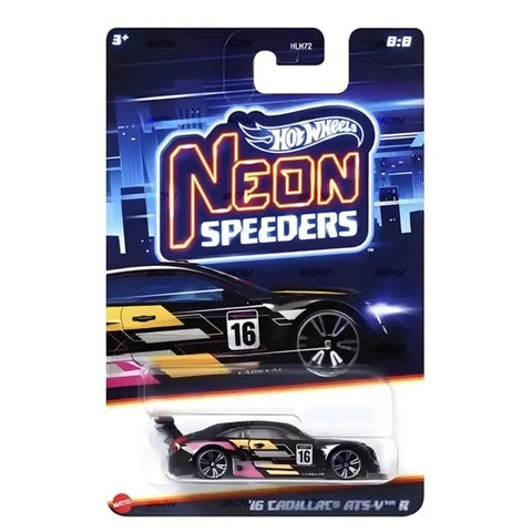 Hot Wheels Νeon Speeders Αυτοκινητάκια '16 Cadillac ATS-V R (HRW82) - Fun Planet