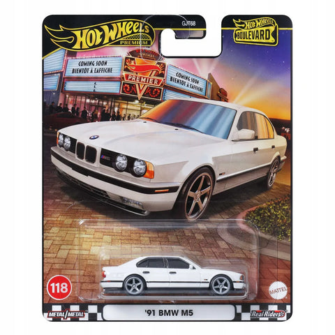 Hot Wheels Premium Boulevard Αυτοκινητάκι Συλλεκτικό '91 BMW M5 (JBL24)