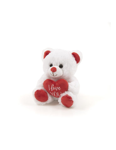 Valentine's Day Teddy Bear Big White Bear with Red Bow 100cm (2889V)