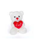 Valentine's Day Teddy Bear Big White Bear with Red Bow 100cm (2889V)