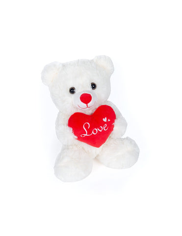 Valentine's Day Teddy Bear Big White Bear with Red Bow 100cm (2889V)