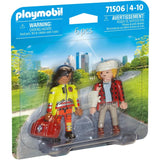 Playmobil City Life DuoPack Διασώστης και Τραυματίας (71506) - Fun Planet