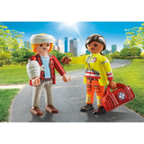 Playmobil City Life DuoPack Διασώστης και Τραυματίας (71506) - Fun Planet