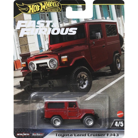 Hot Wheels Premium Αυτοκινητάκια Fast & Furious Toyota Land Cruiser FJ43 (HRT96) - Fun Planet