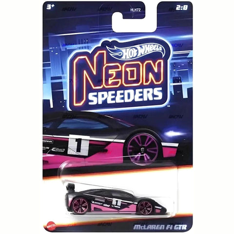 Hot Wheels Νeon Speeders Αυτοκινητάκια McLaren F1 GTR (HRW76) - Fun Planet