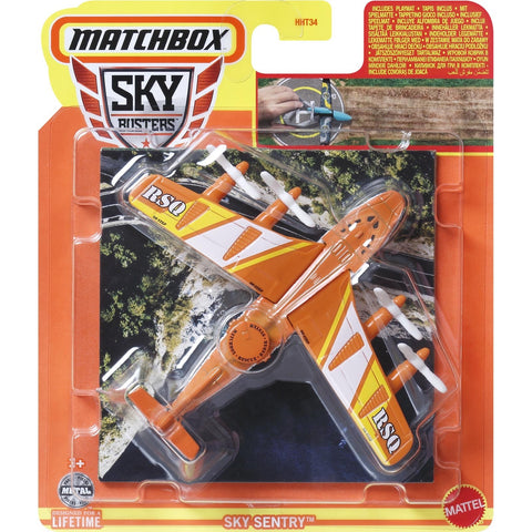 Matchbox Sky Busters Αεροπλανάκι με Ματ Sky Sentry (HVM67) - Fun Planet