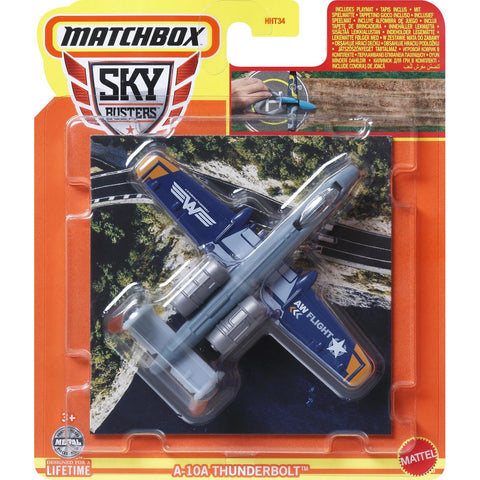 Matchbox Sky Busters Αεροπλανάκι με Ματ A-10A Thunderbolt (HVM69) - Fun Planet